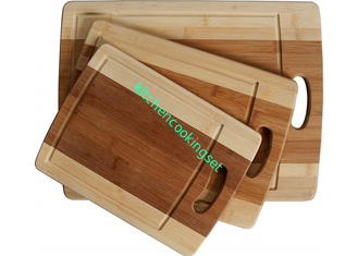 Tagliere di verdure di legno di progettazione alla moda, bordo di bambù di taglio a blocchi del macellaio