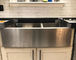 Lavandino di cucina di Undermount dell'acciaio inossidabile del calibro dell'annuncio pubblicitario 16, doppio lavandino del grembiule della ciotola