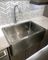 Il rubinetto moderno del lavandino del bagno della singola maniglia per la cucina spazzolata/ha lucidato la superficie