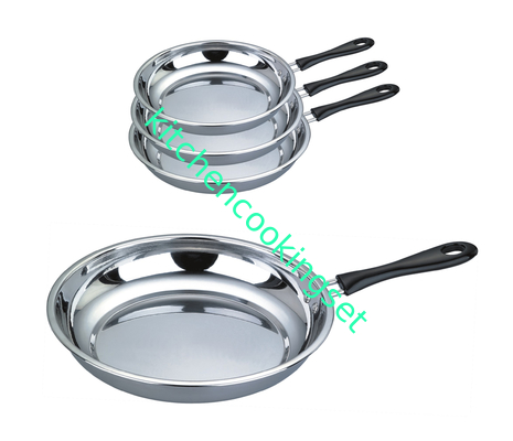 Commestibile 410 # padella del bastone dell'acciaio inossidabile non con superficie lucidata specchio